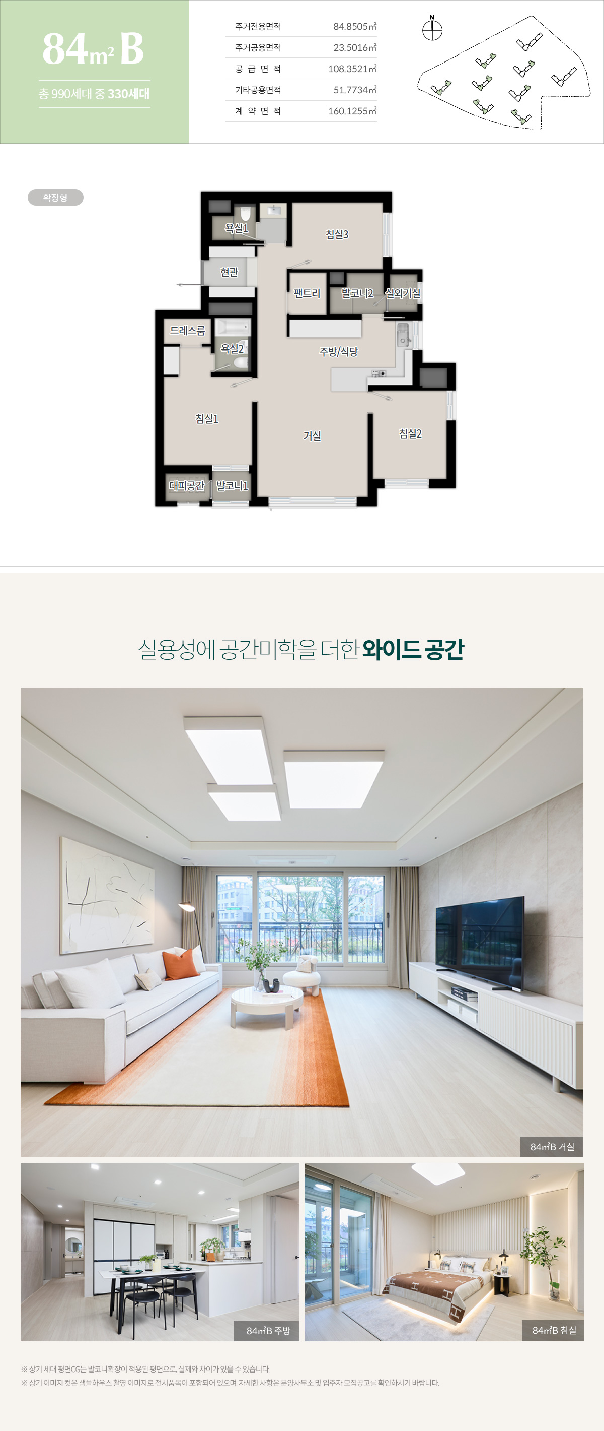 타입별 평면도